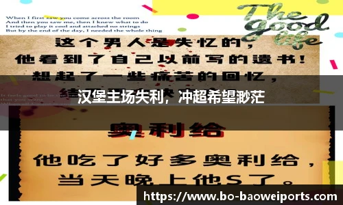 汉堡主场失利,冲超希望渺茫